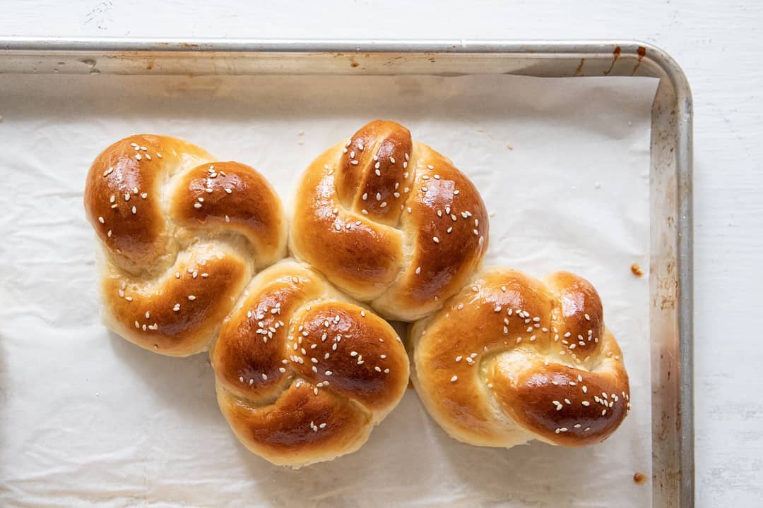 Chinese Bakery Milk Bread with Syrup Glaze