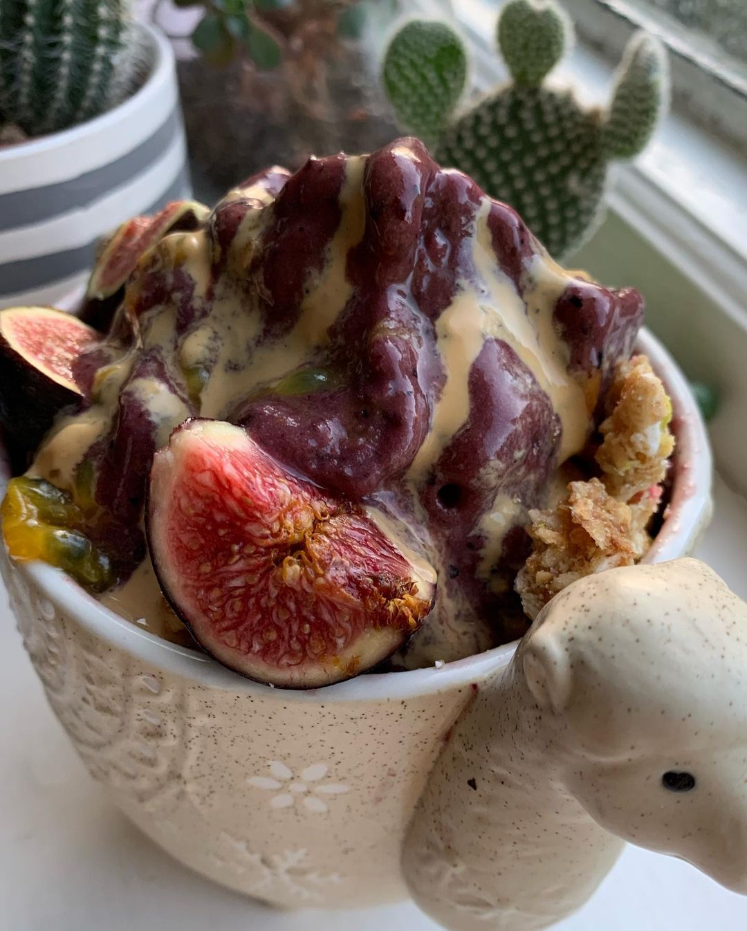 Peanut Butter Passionfruit Acai Bowl