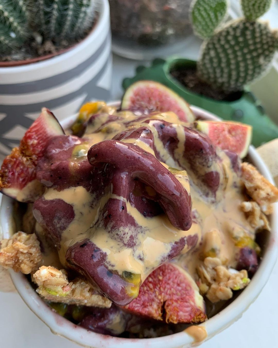 Peanut Butter Passionfruit Acai Bowl