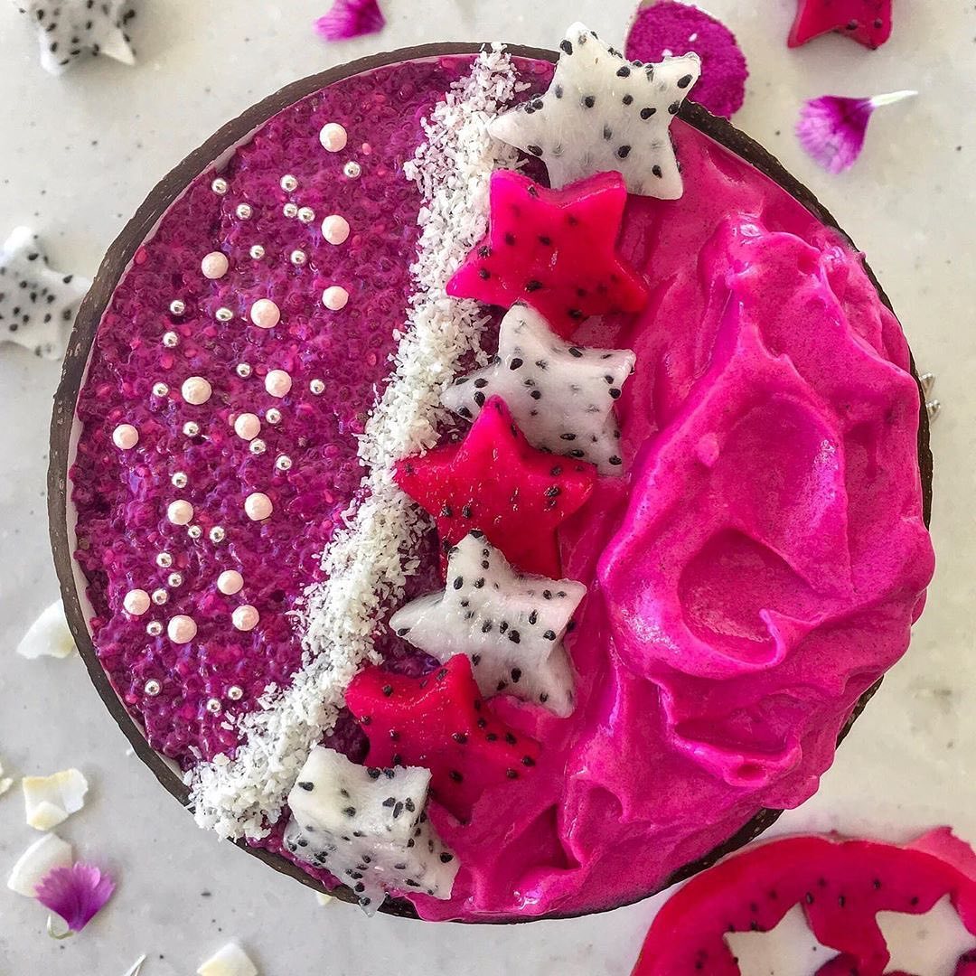 Pink Chia Pudding