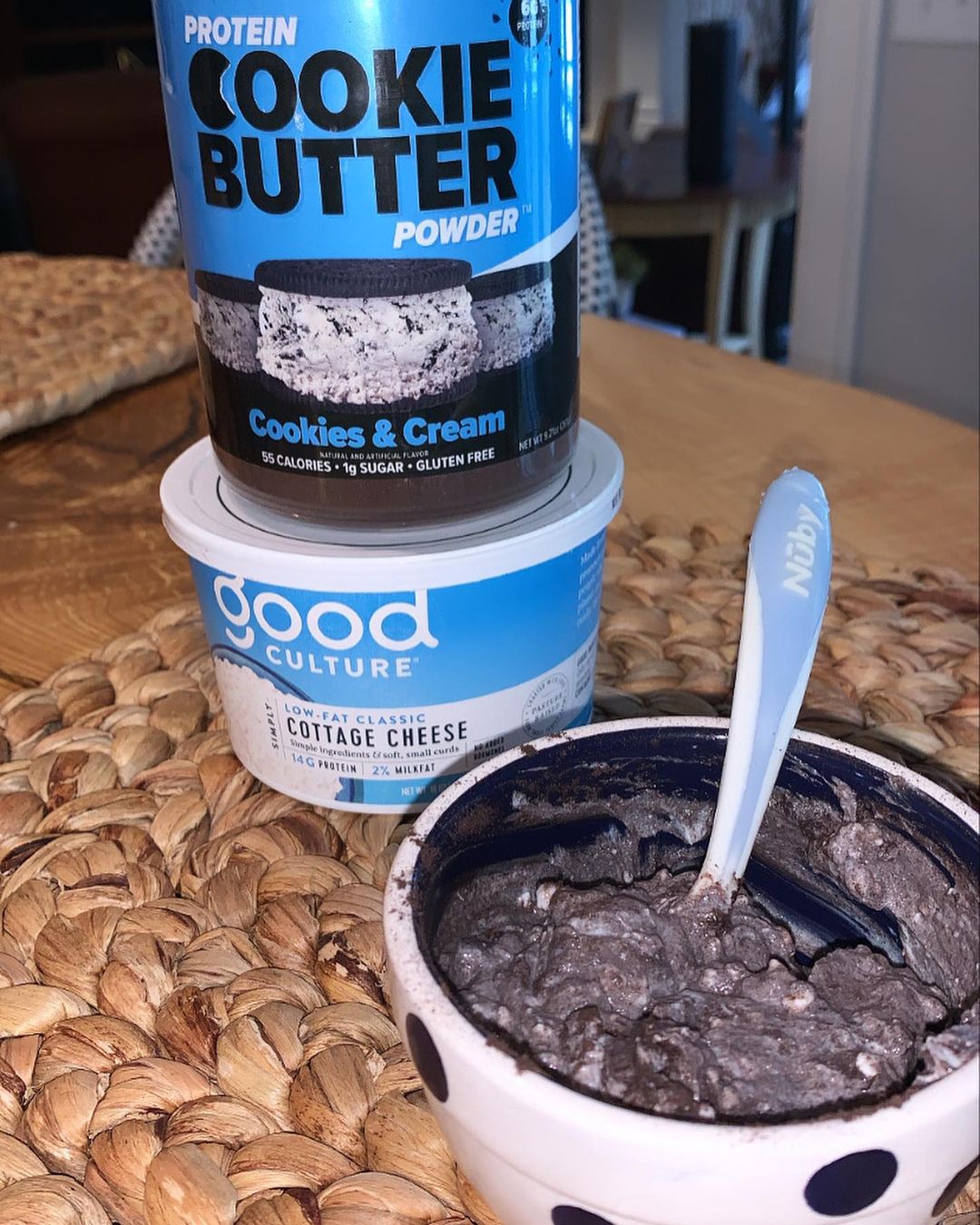Cookies N Cream Protein Pudding⁣