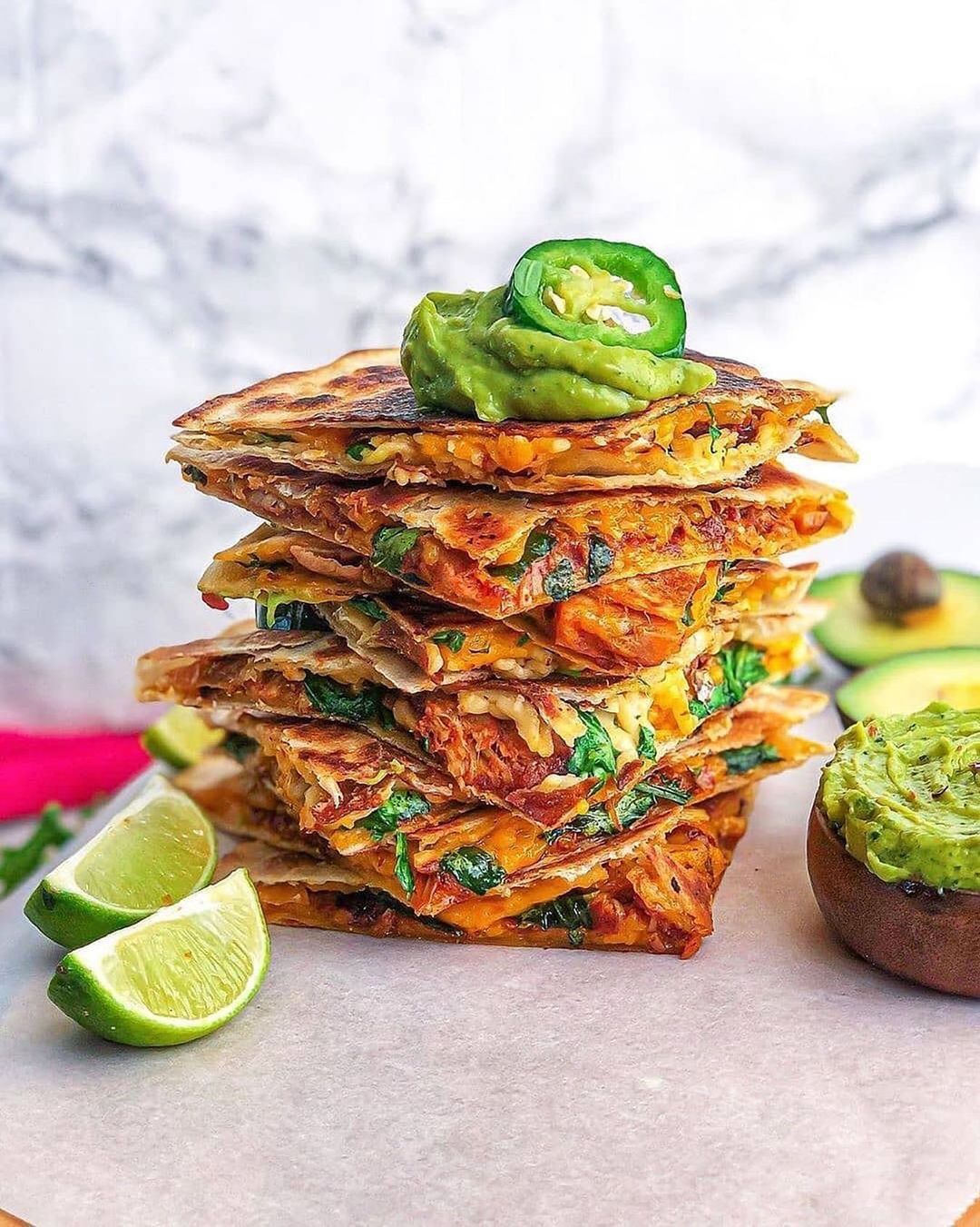 Jackfruit Barbacoa Quesadillas