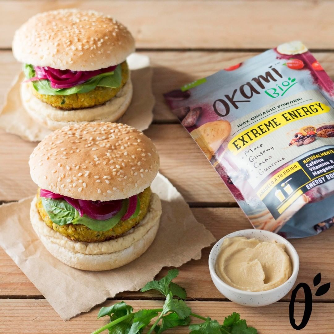 Okami Bio Extreme Energy Vegan Burger