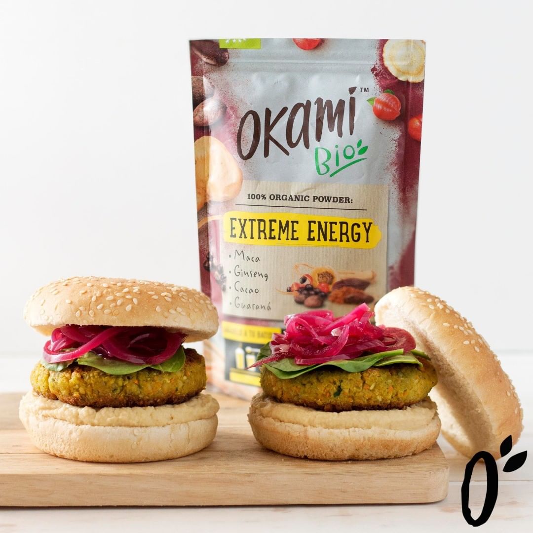 Okami Bio Extreme Energy Vegan Burger