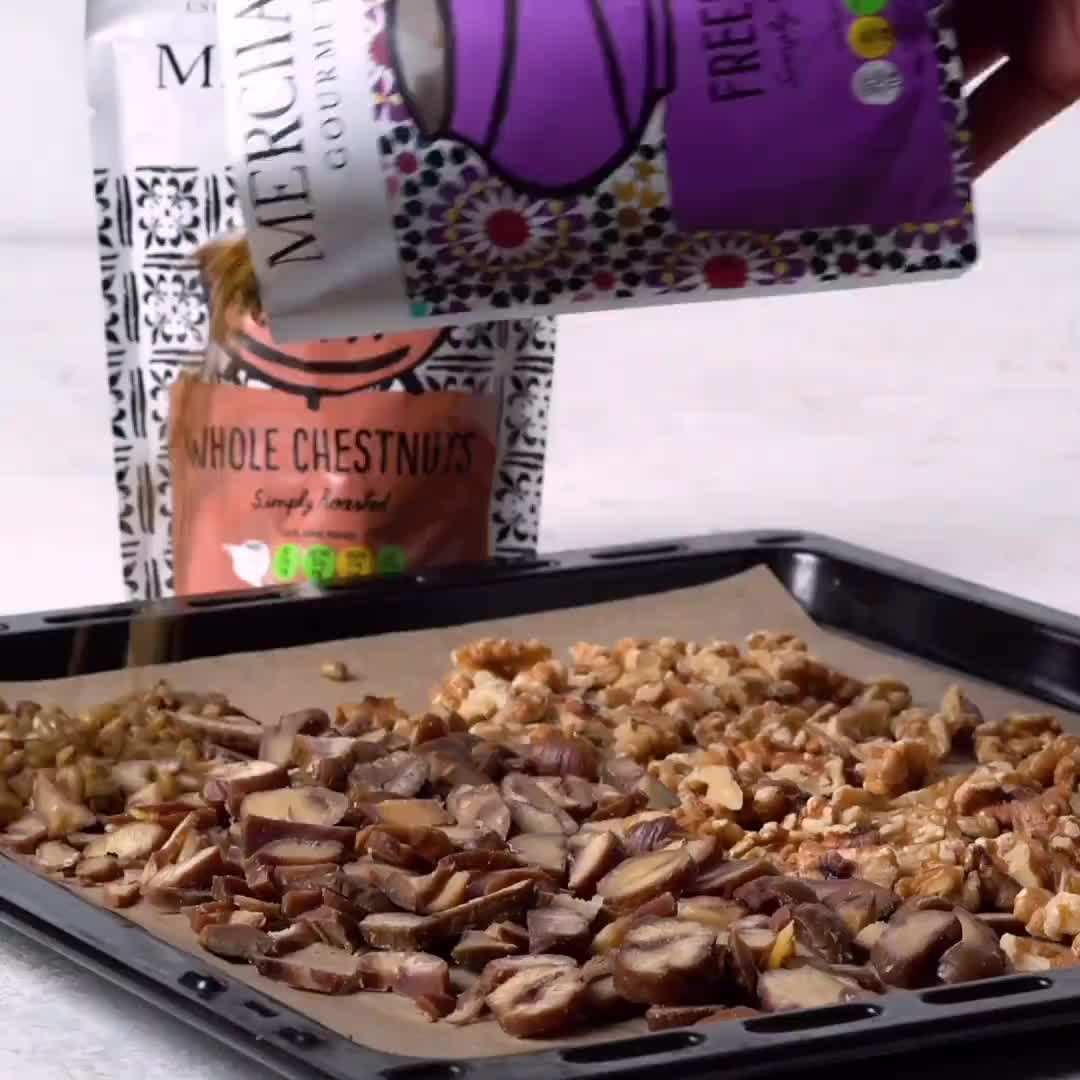 Chestnut, Freekeh and Quinoa Granola