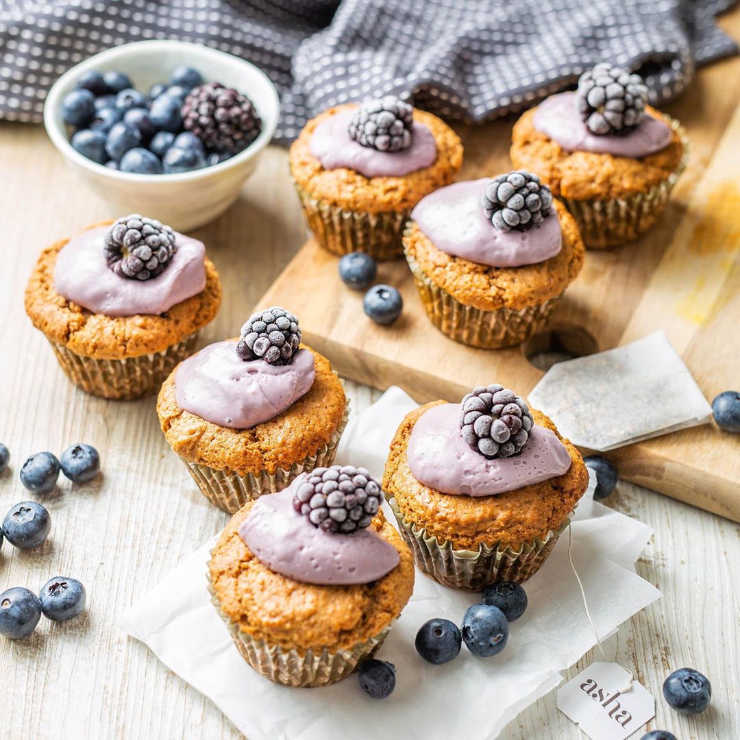 Tea Infused Spelt Muffins