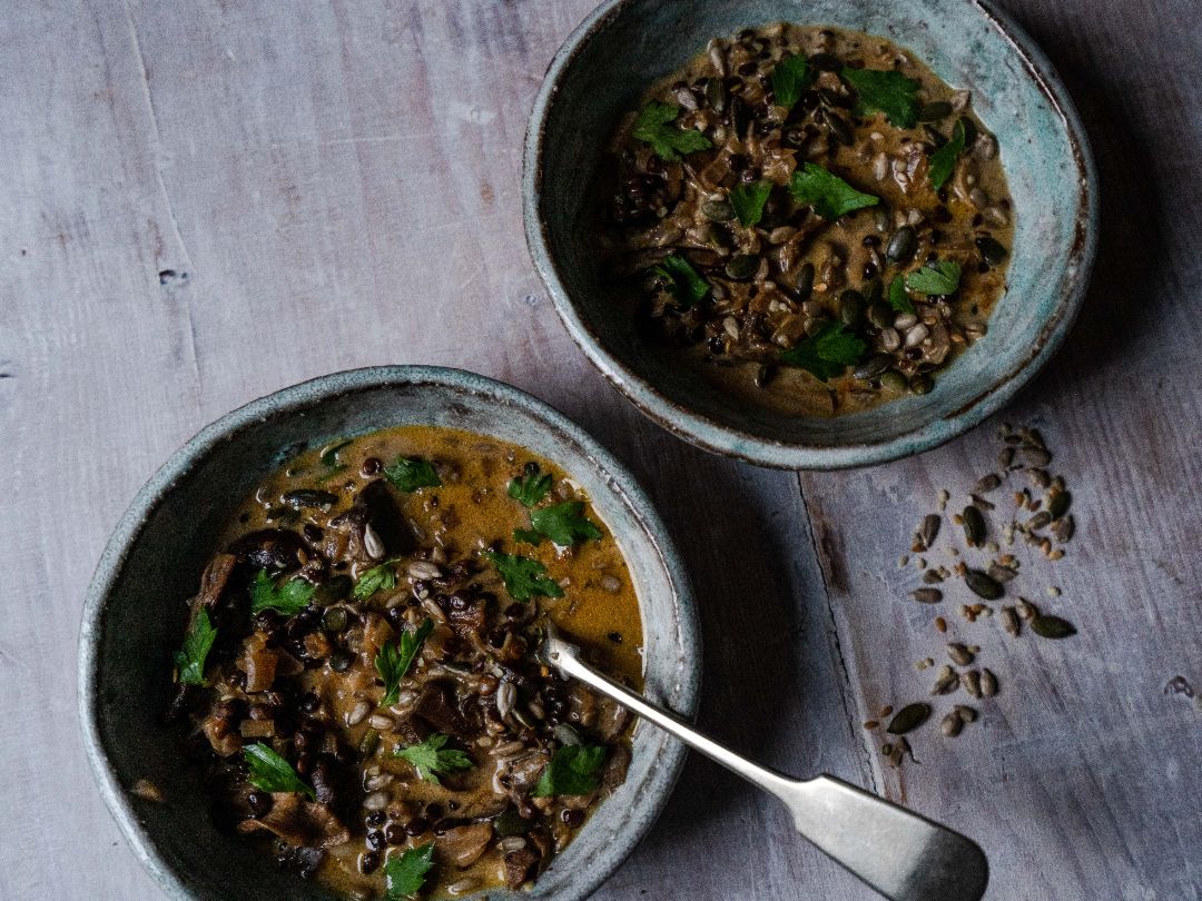 Porcini, Puglia Lentils & Parsley
