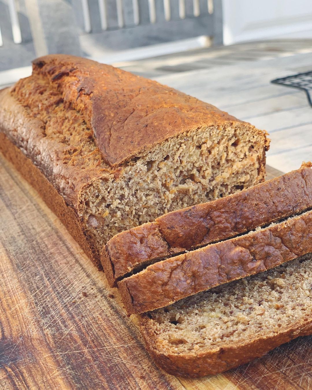 Scrumptious Light Fluffy Healthy Banana & Carrot Bread