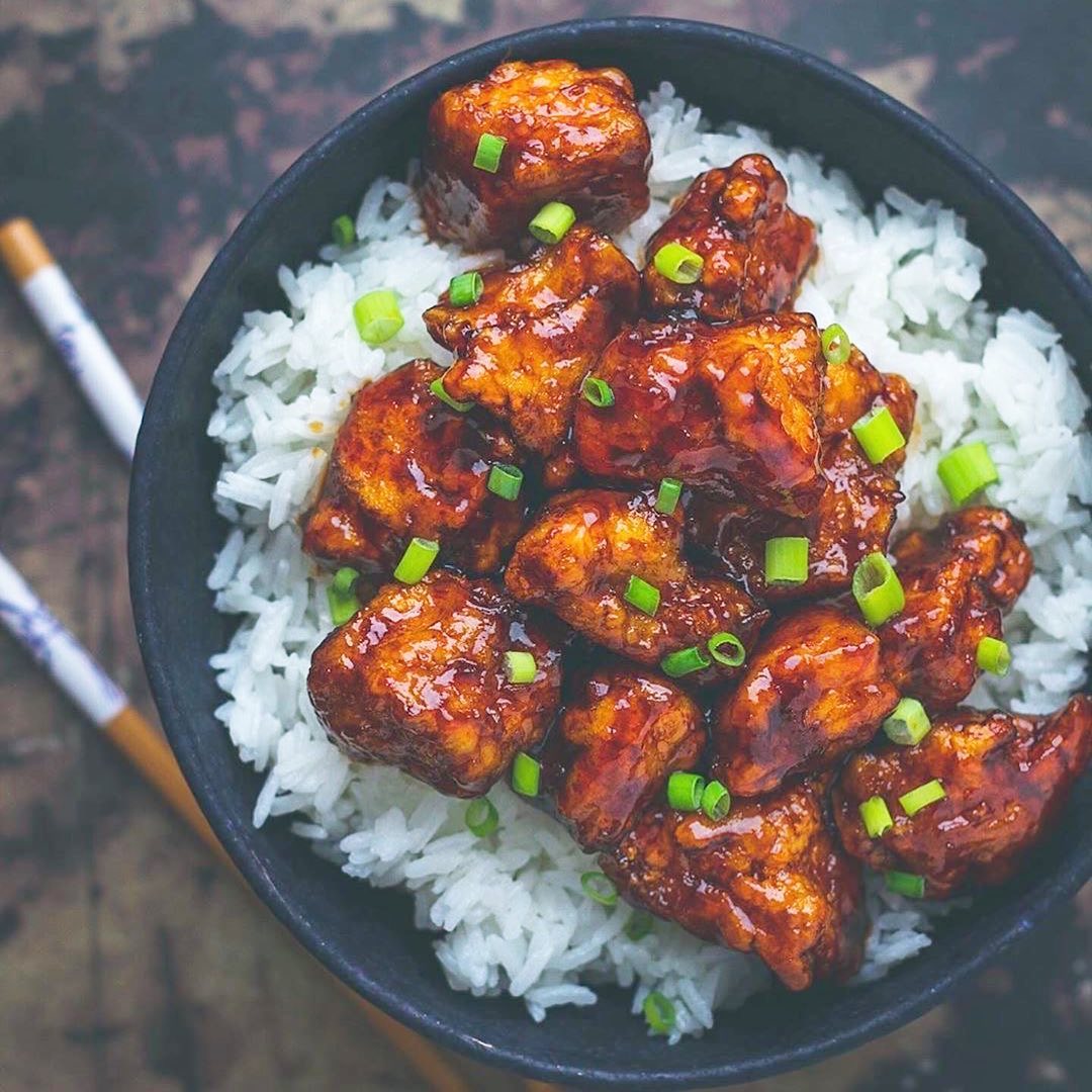 Sticky Tofu Bowl