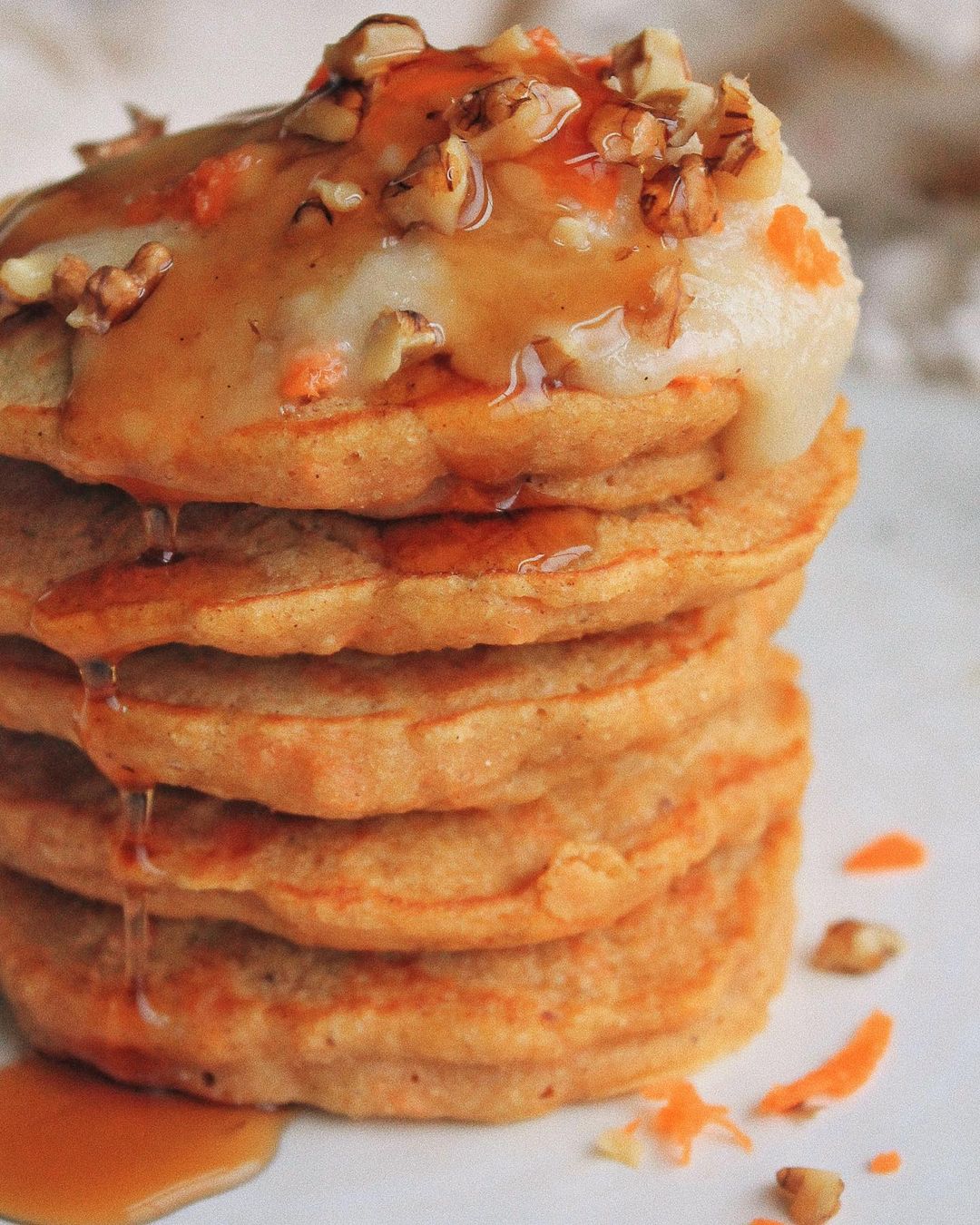 Easter Carrot Cake Pancakes