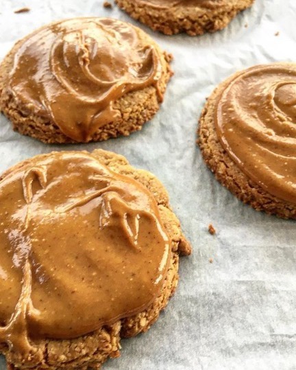 Vegan Biscuits with Pb Frosting