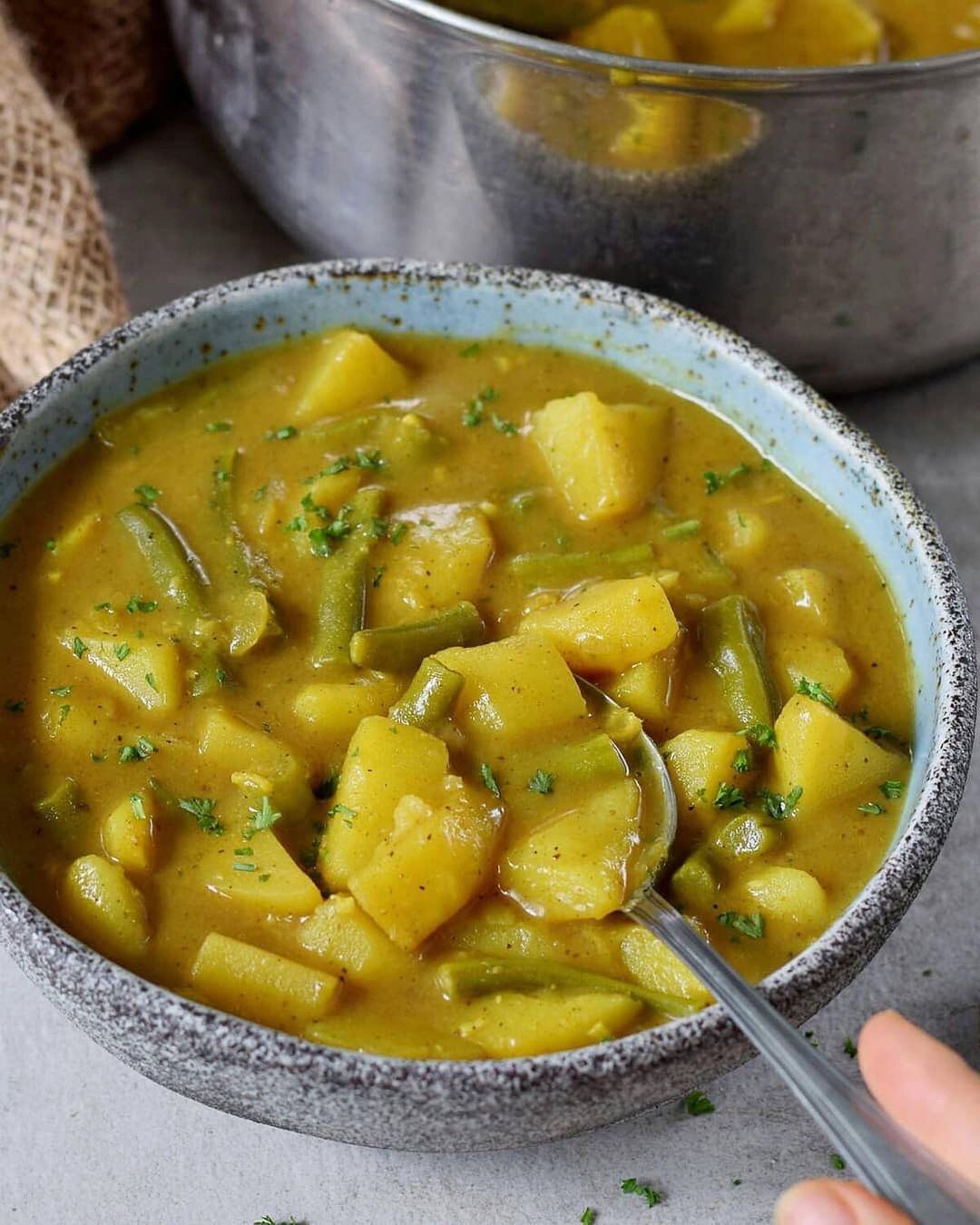 Potato Curry with Green Beans