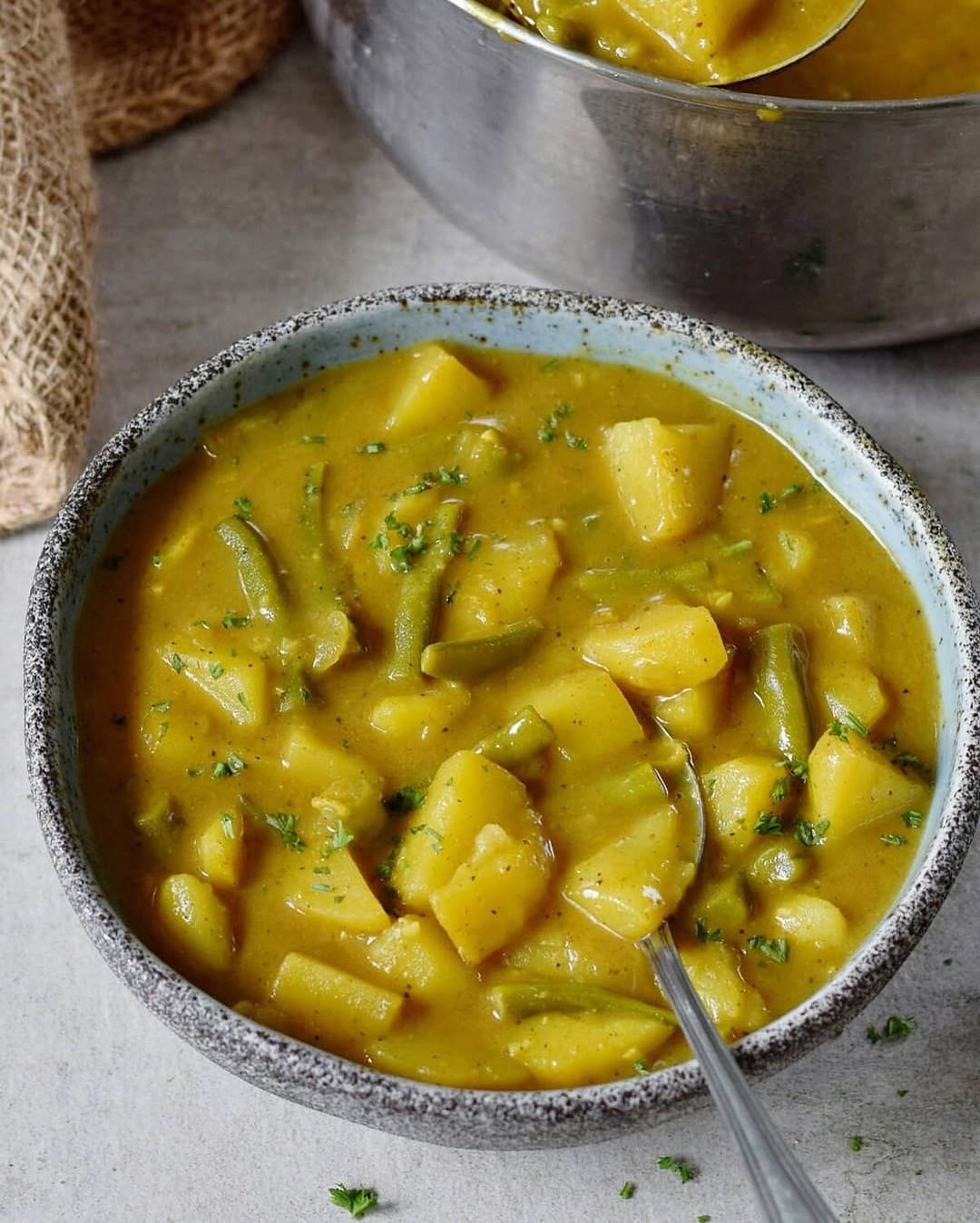 Potato Curry with Green Beans