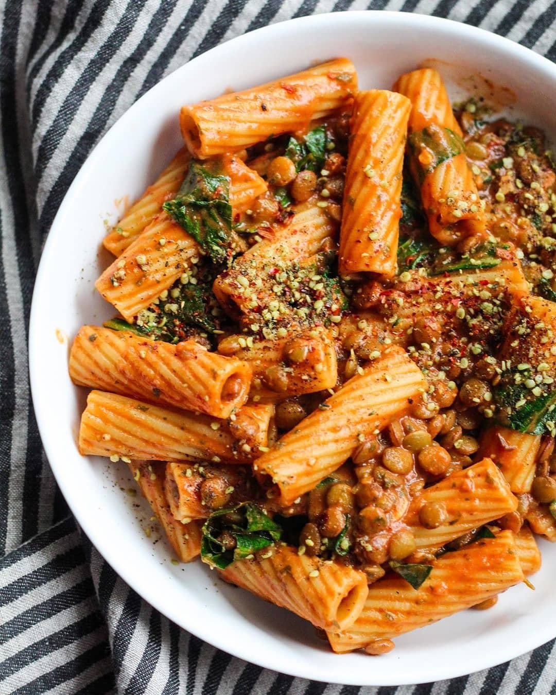 Smoky Lentil Pasta