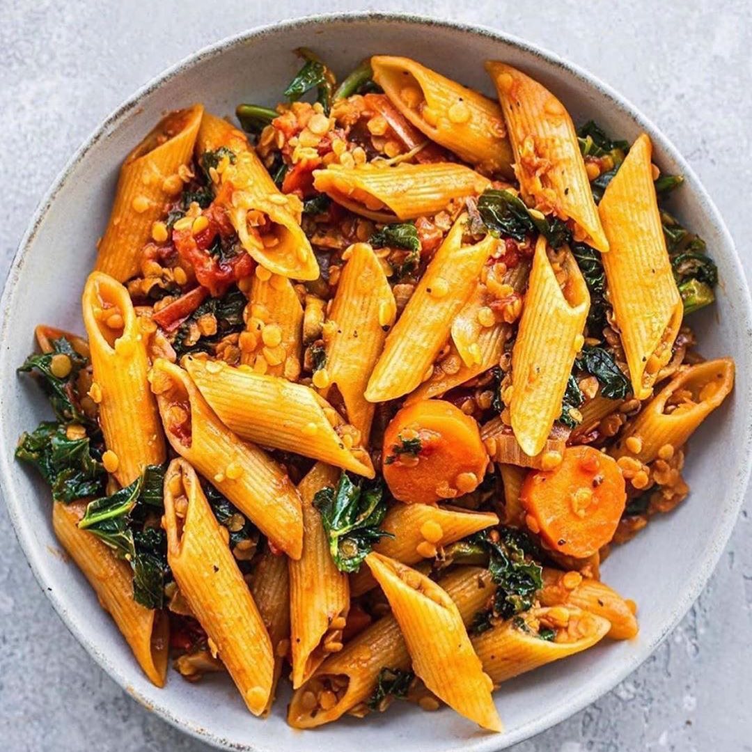 Lentil Pasta Made with Simple Pantry Ingredients