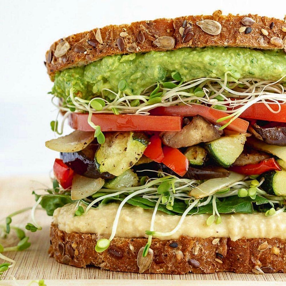 Roasted Veggie Sandwich