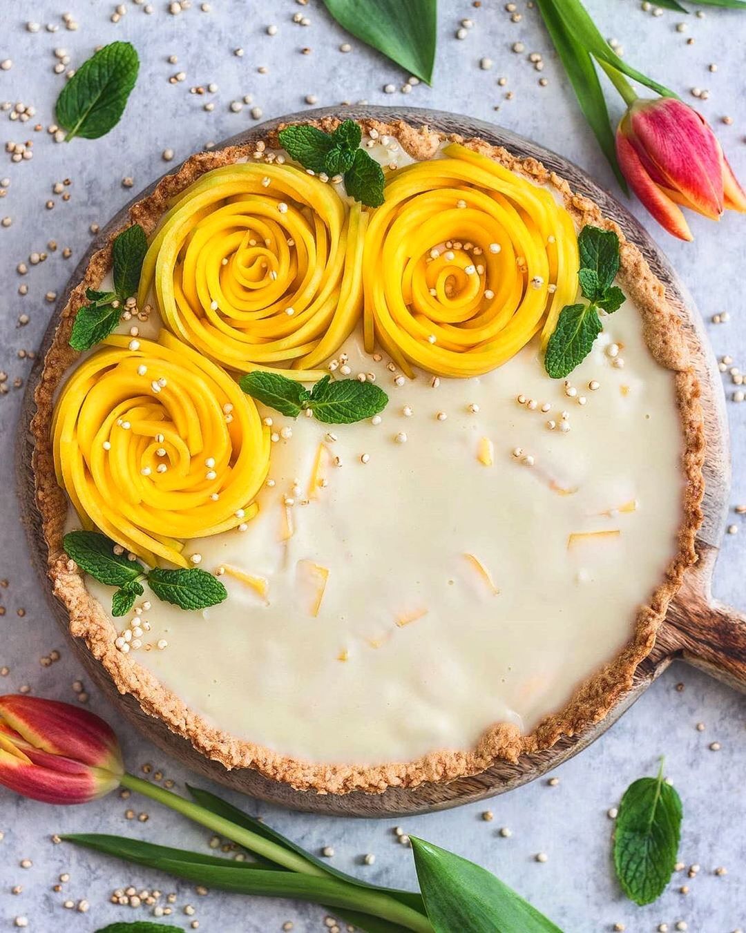 Mango Chocolate Tart