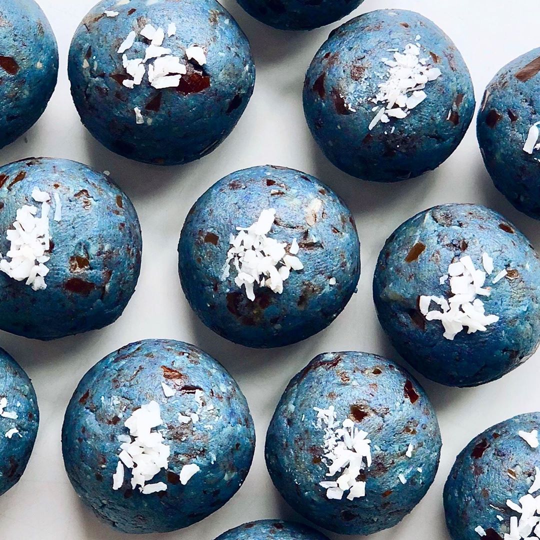 Beauty-Boosting Blue Majik Energy Balls