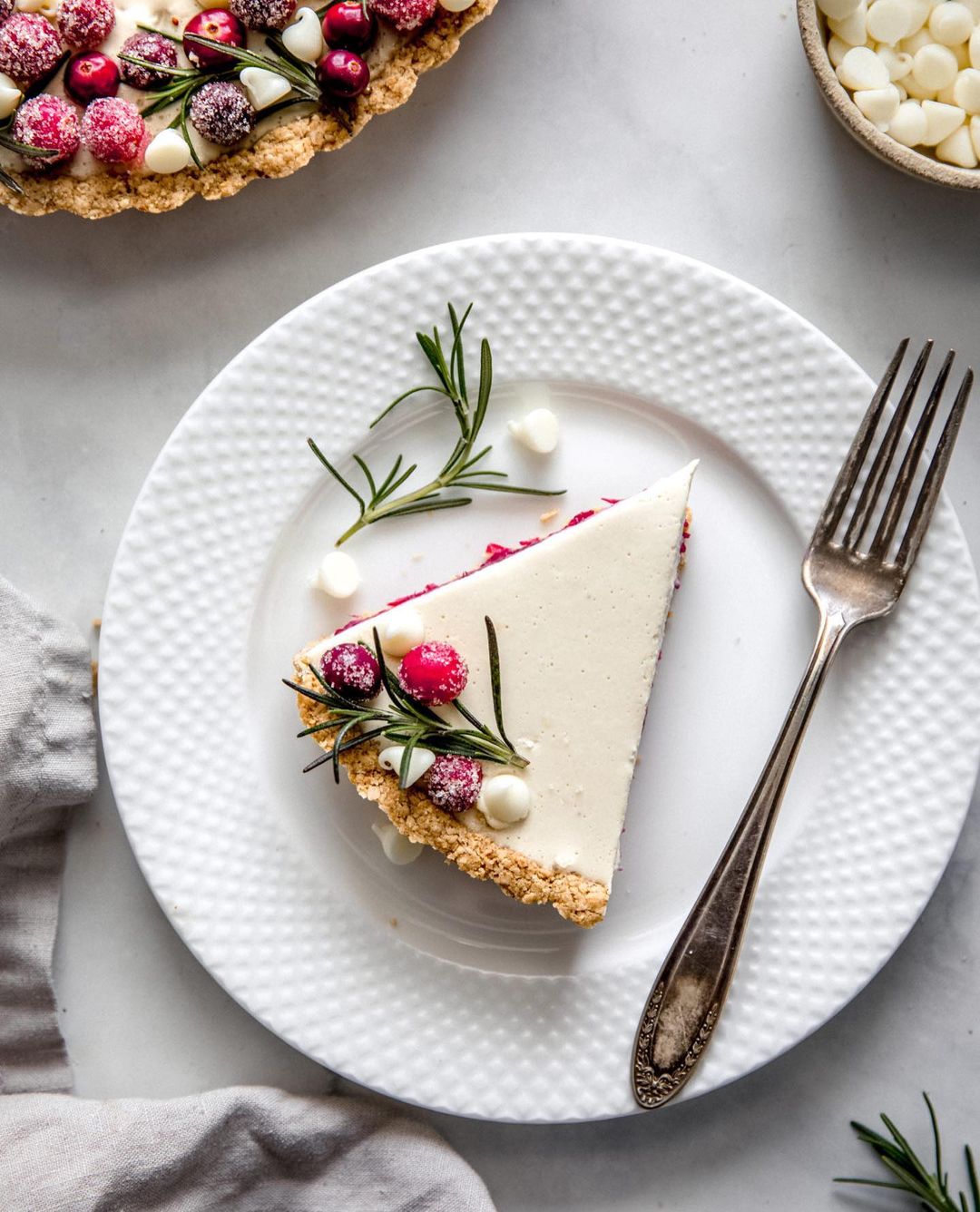 White Chocolate Cranberry Tart