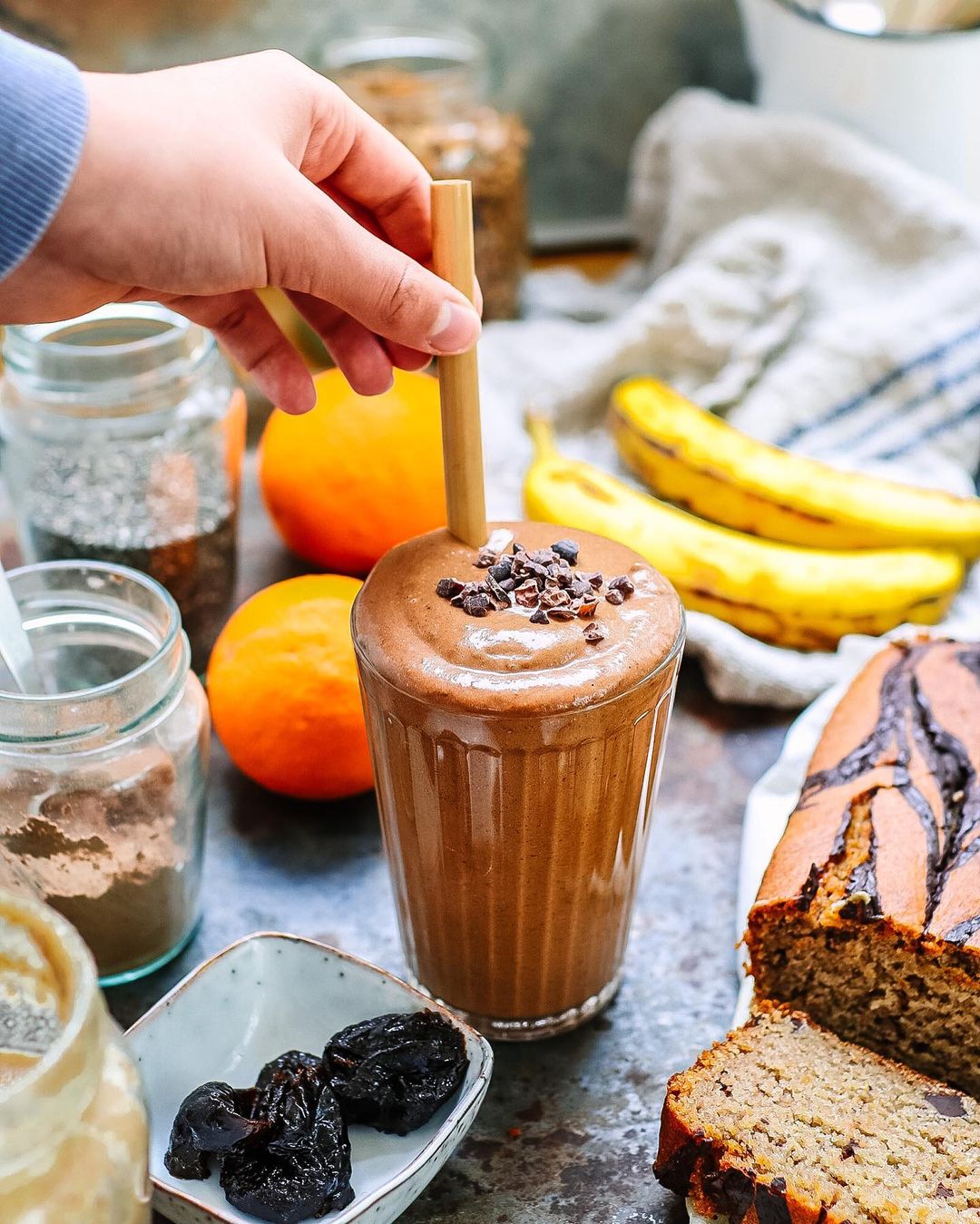 Choc Orange Fibre Smoothie