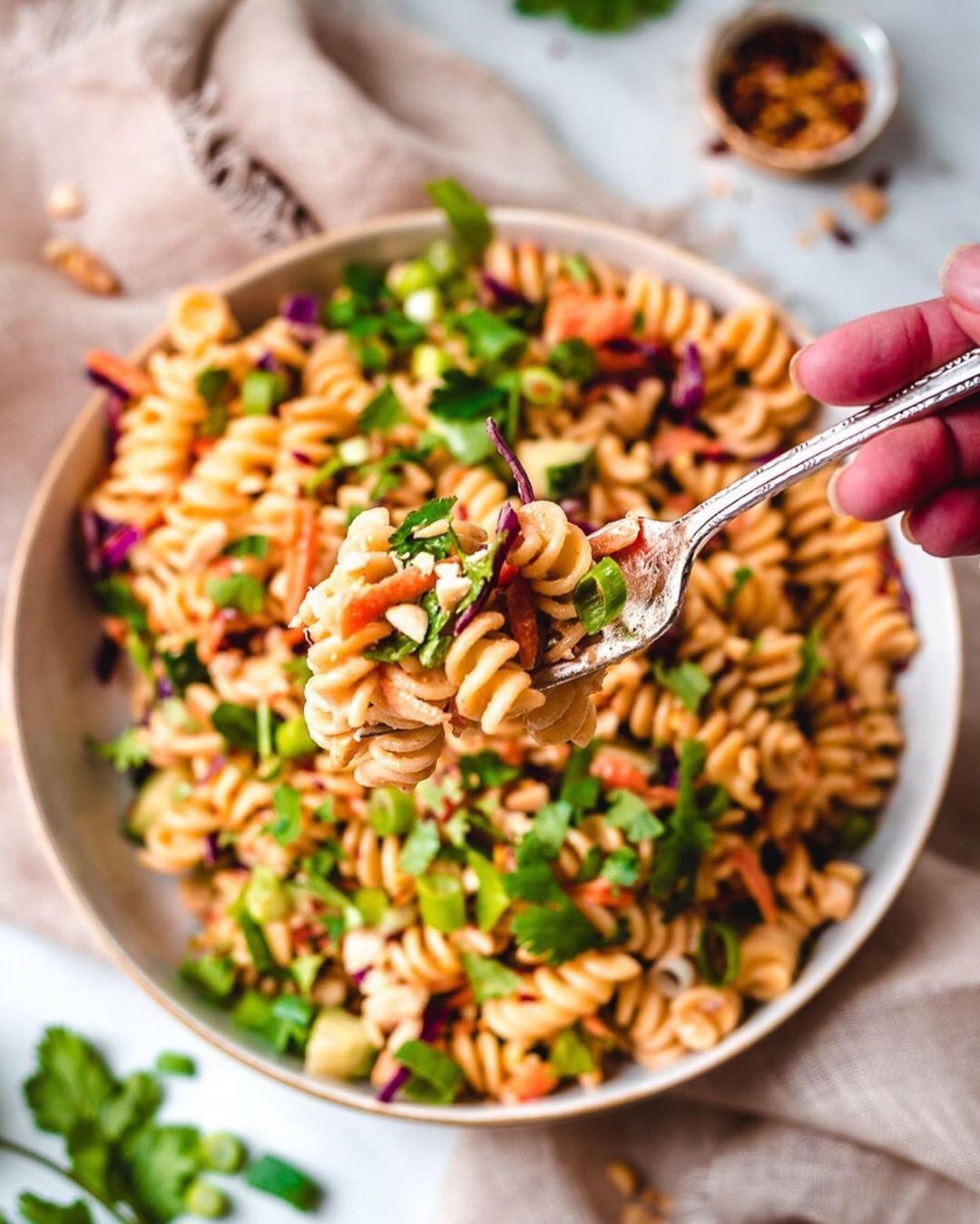 Vegan Thai Noodle Salad with Peanut Sauce