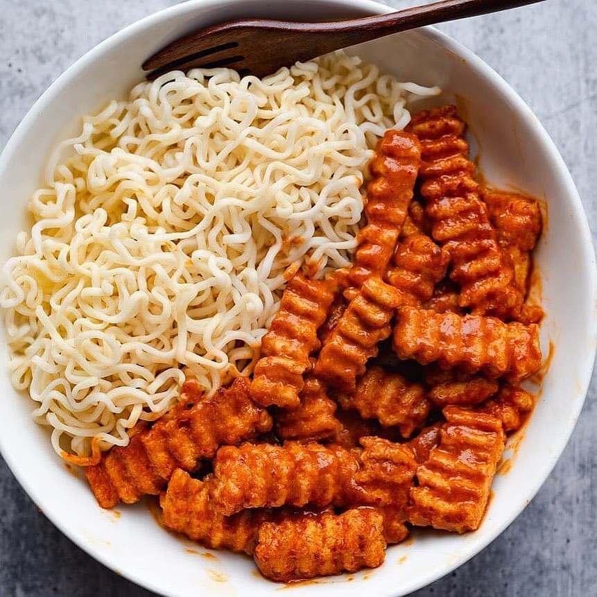 Teriyaki-Style Crispy Crinkle-Cut Tofu Sticks