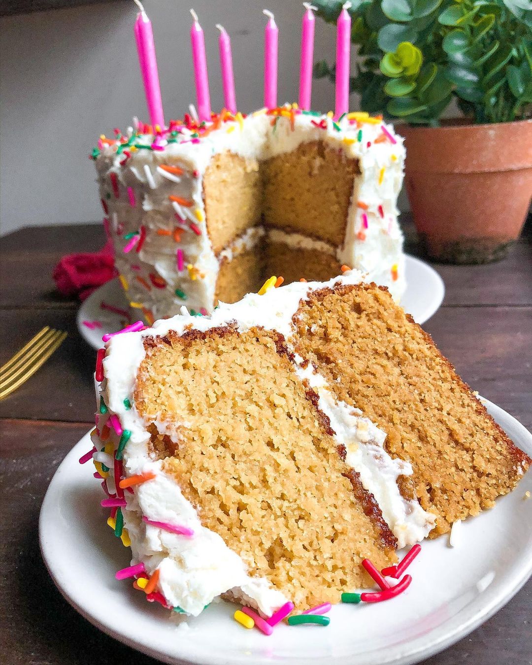 Vanilla & Lemon Birthday Cake
