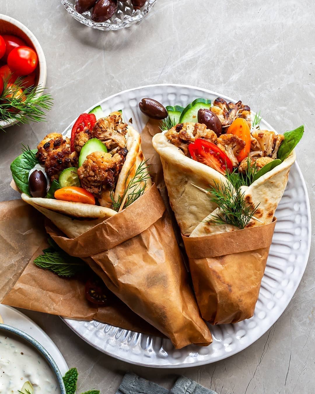 Vegan Cauliflower Gyros