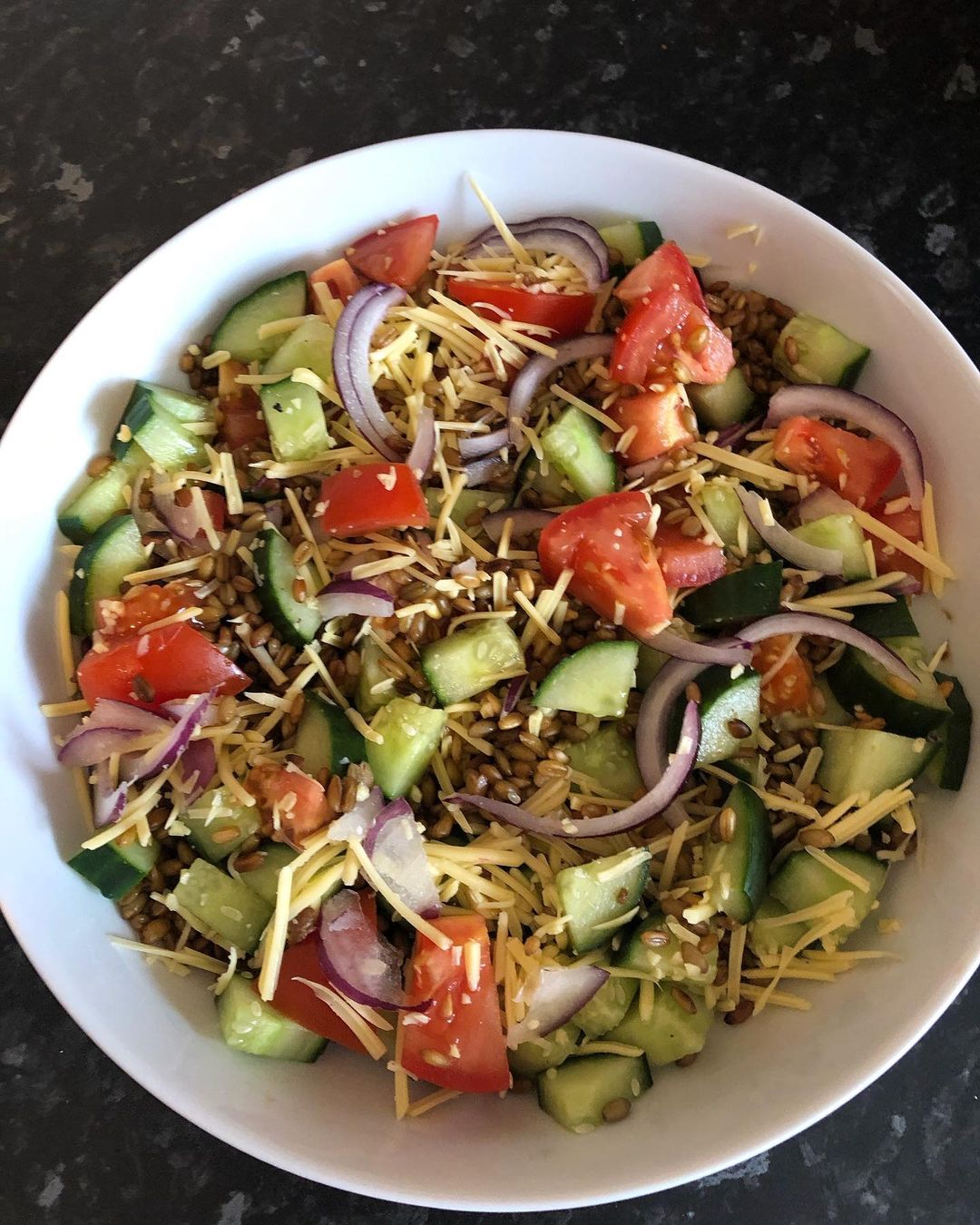 Freekeh Greek Salad