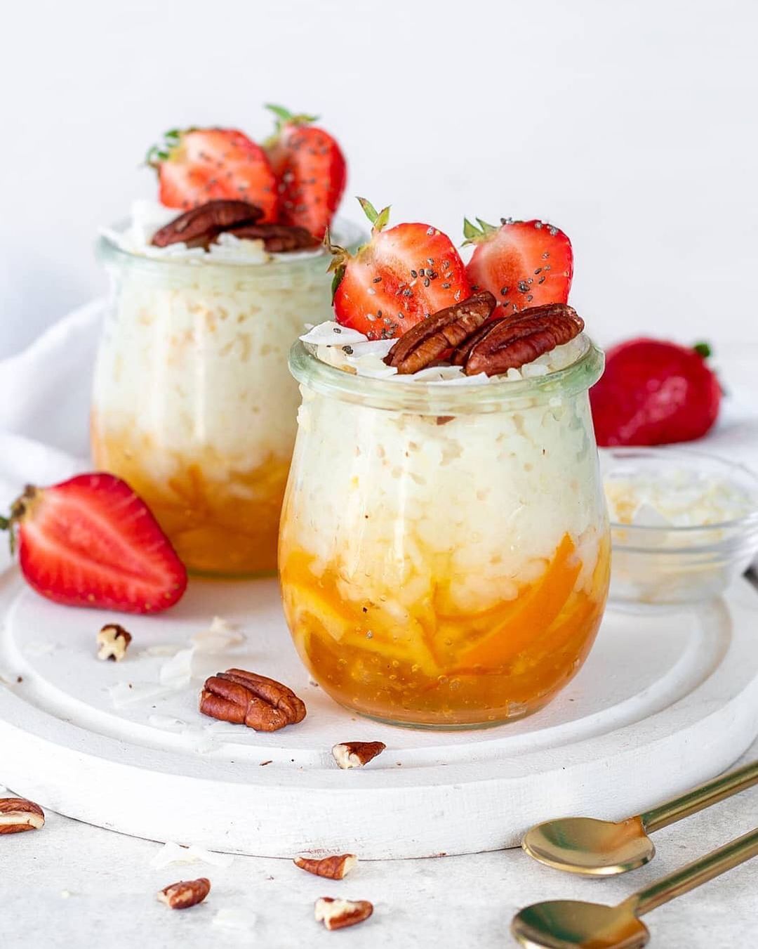 Rice Pudding with Orange Marmalade