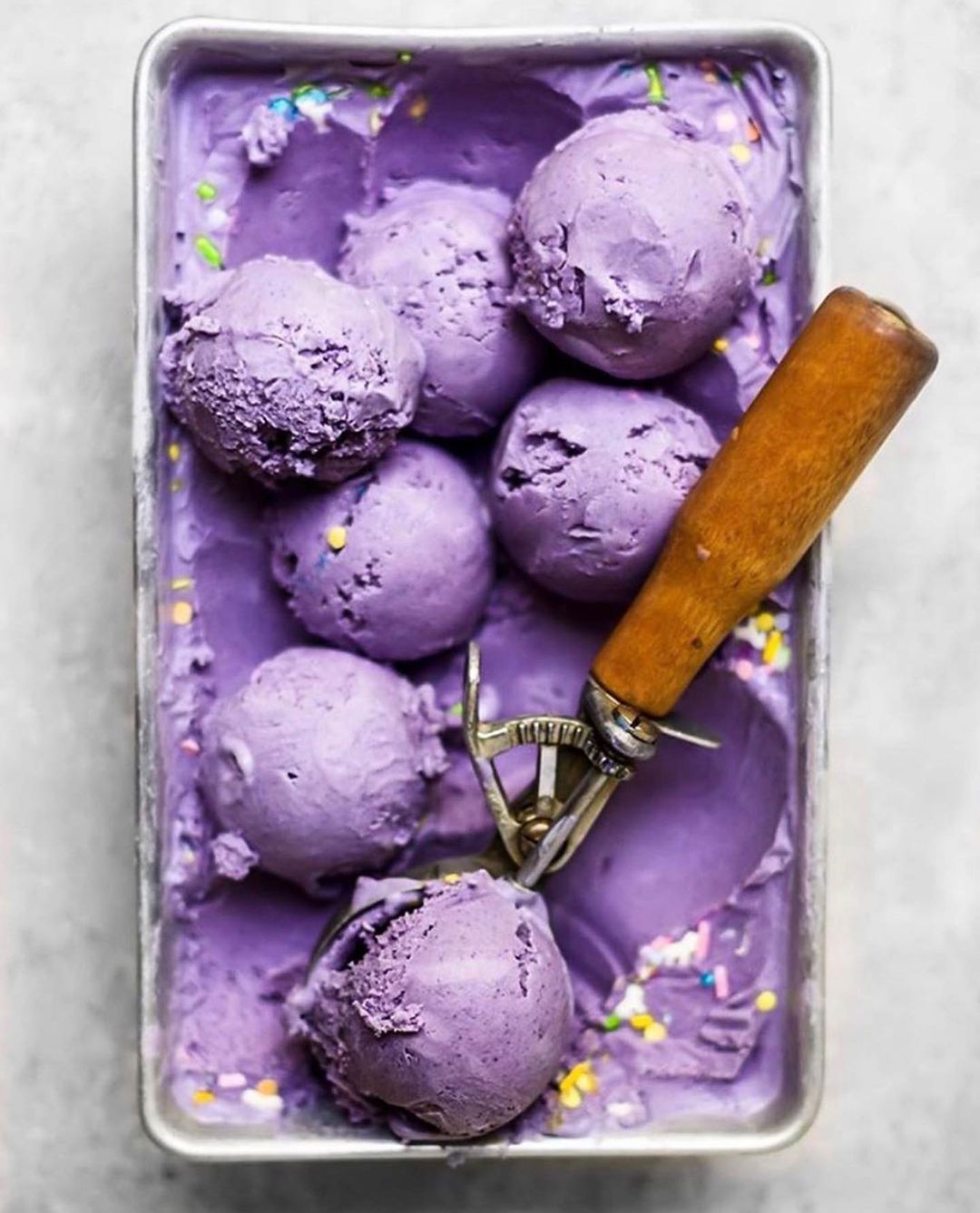 Vegan Blueberry, Vanilla and Maple Ice Cream