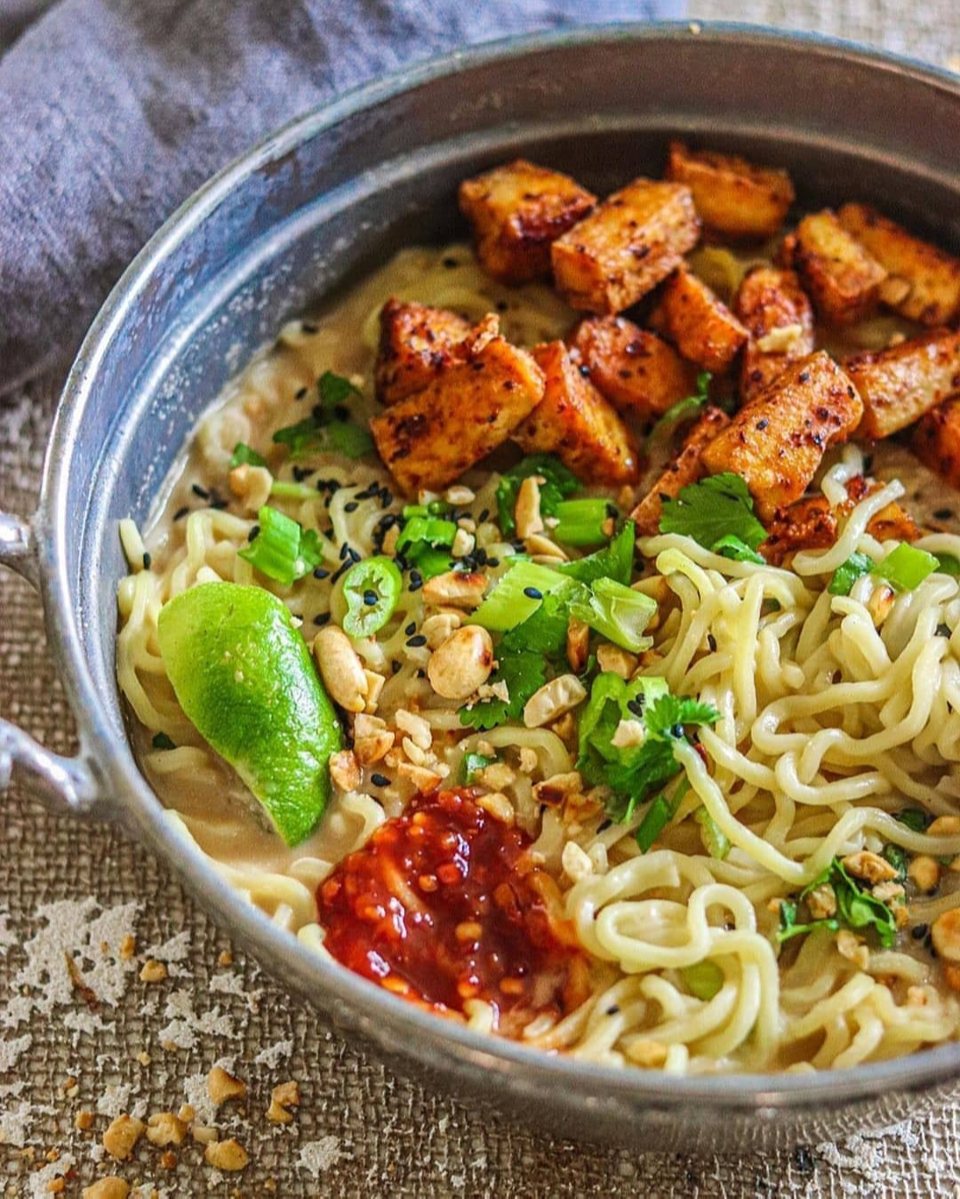 Lime Peanut Butter Ramen