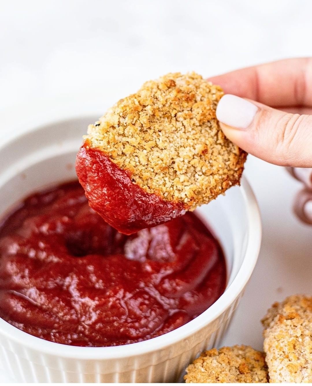 Crispy Vegan Chickpea “Chicken” Nuggets