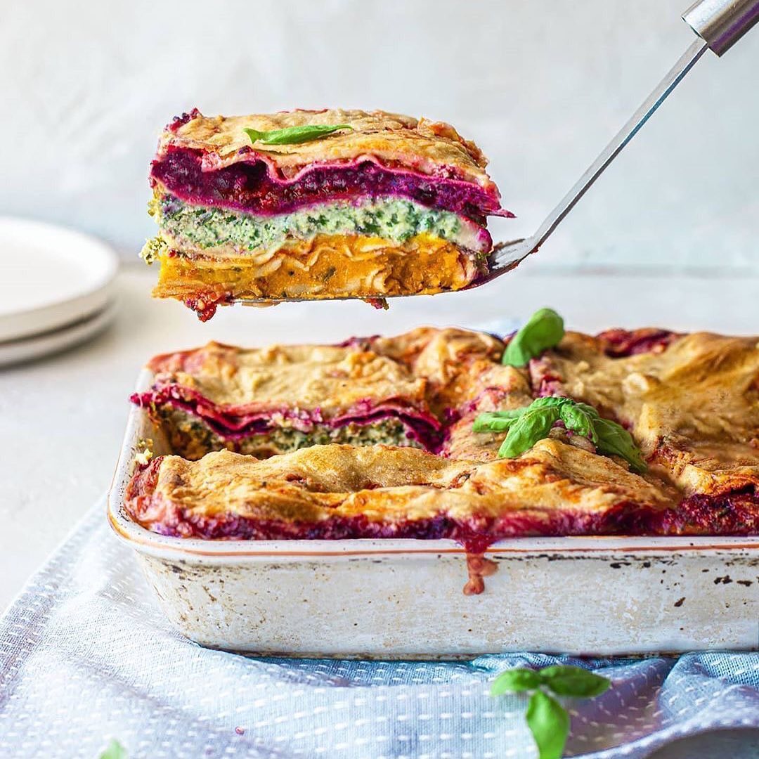 Vegan Rainbow Lasagna