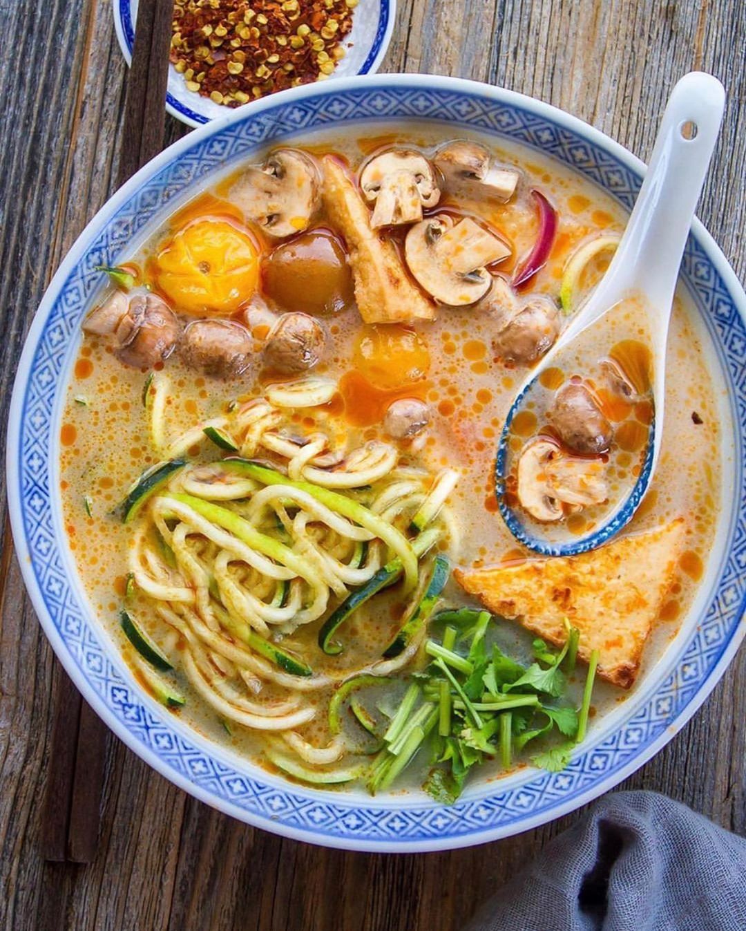 Tom Yum Soup W/zucchini Noodles