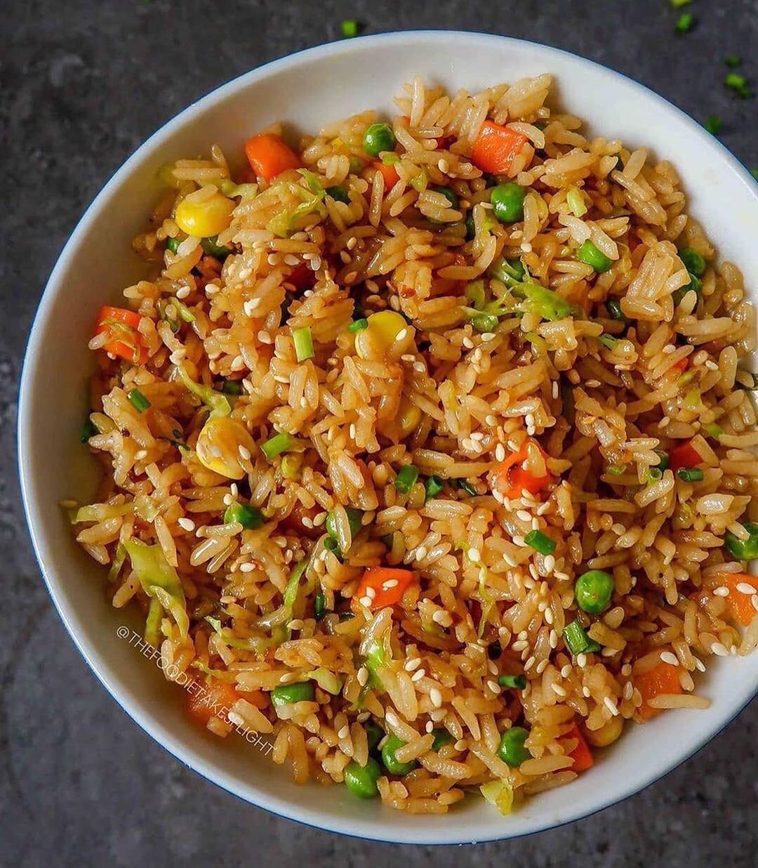 Teriyaki Fried Rice & Garlic Turmeric Fried Rice