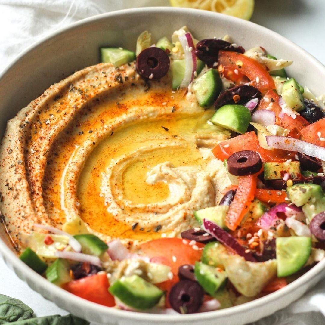 Greek Salad Topped