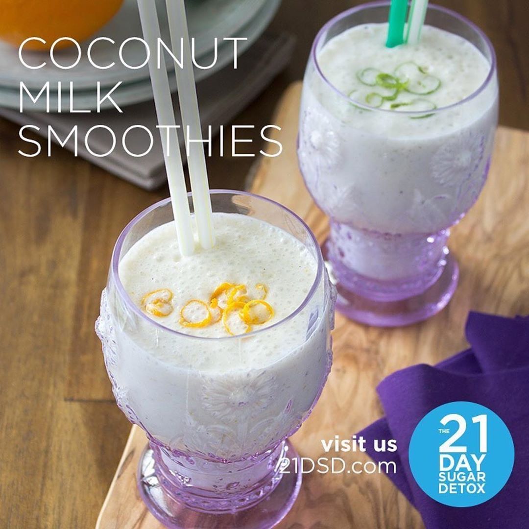 Zesty Creamsicle and Lime Coconut Smoothies