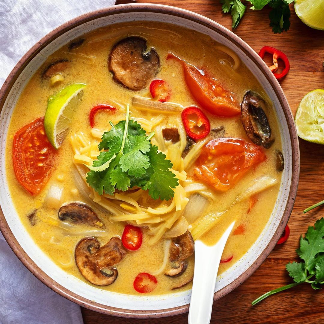 Tom Yum with Rice Noodles
