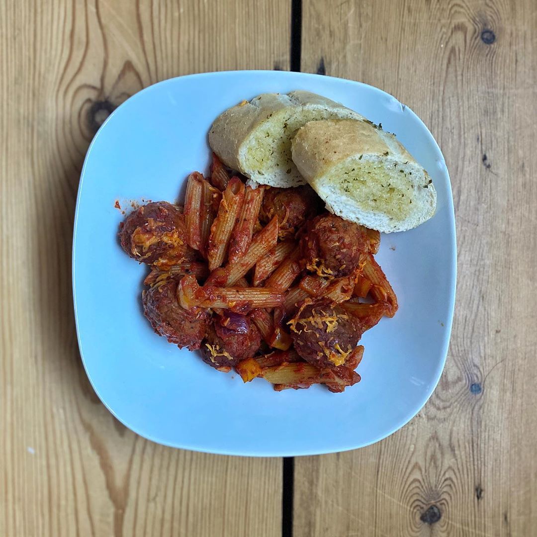 Meatball Pasta Bake