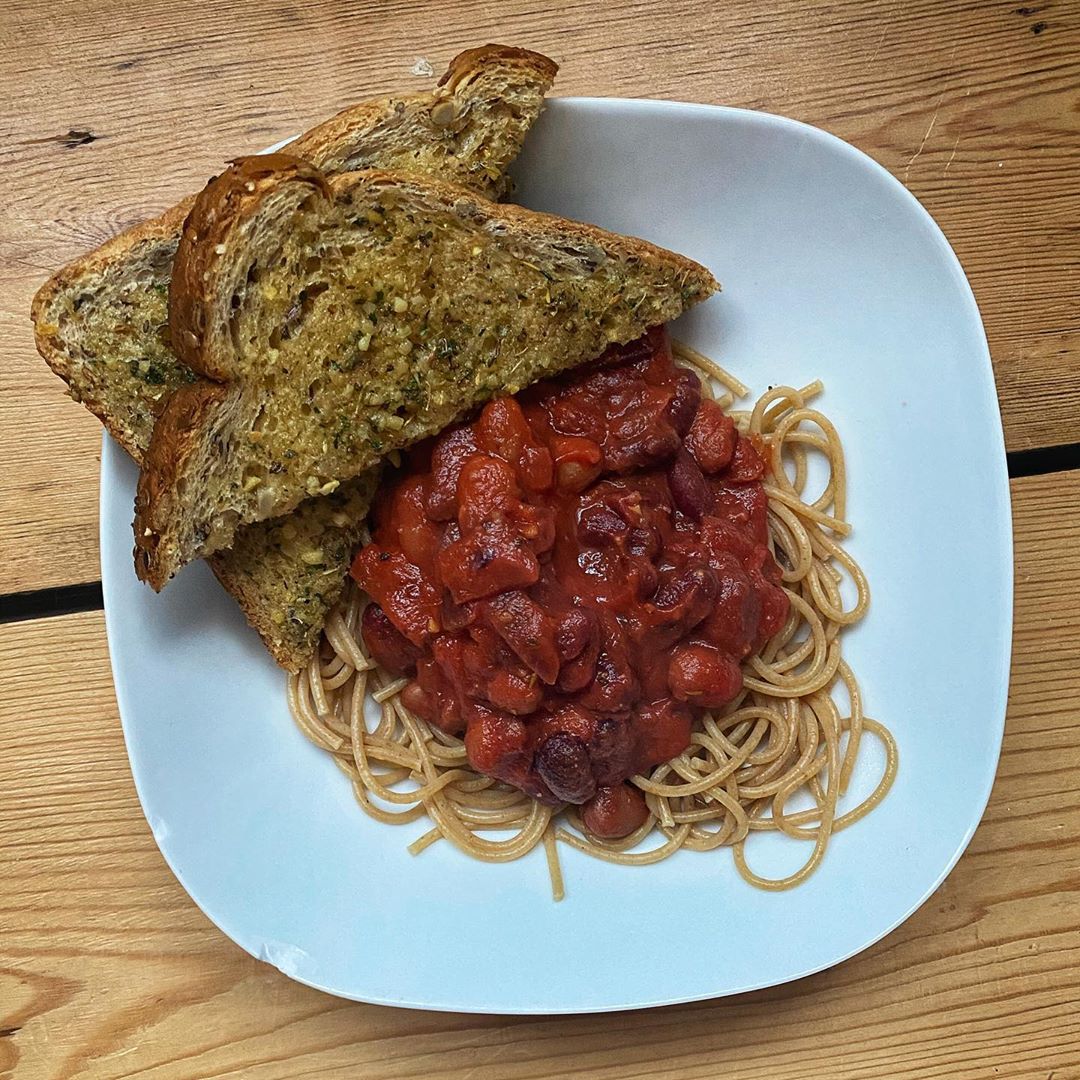 Bowl of Beany Spaghetti