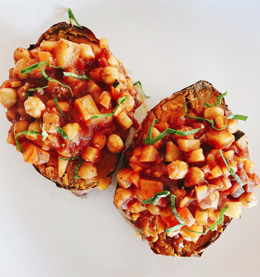 Stuffed and Loaded Sweet Potatoes