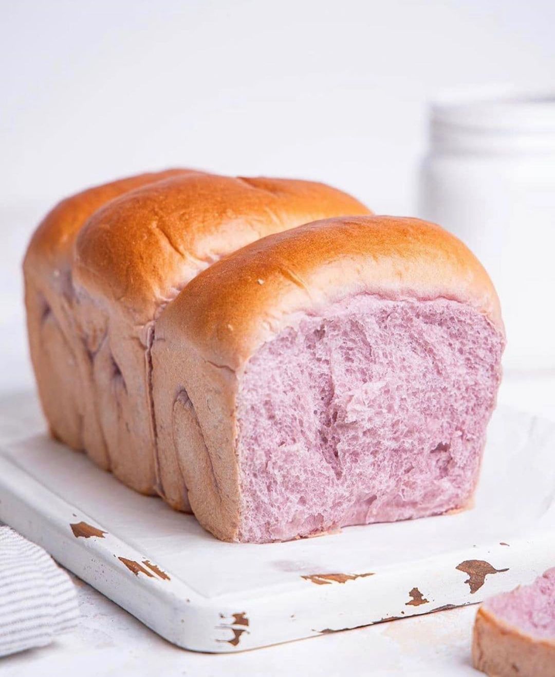 Purple Sweet Potato Japanese Milk Bread