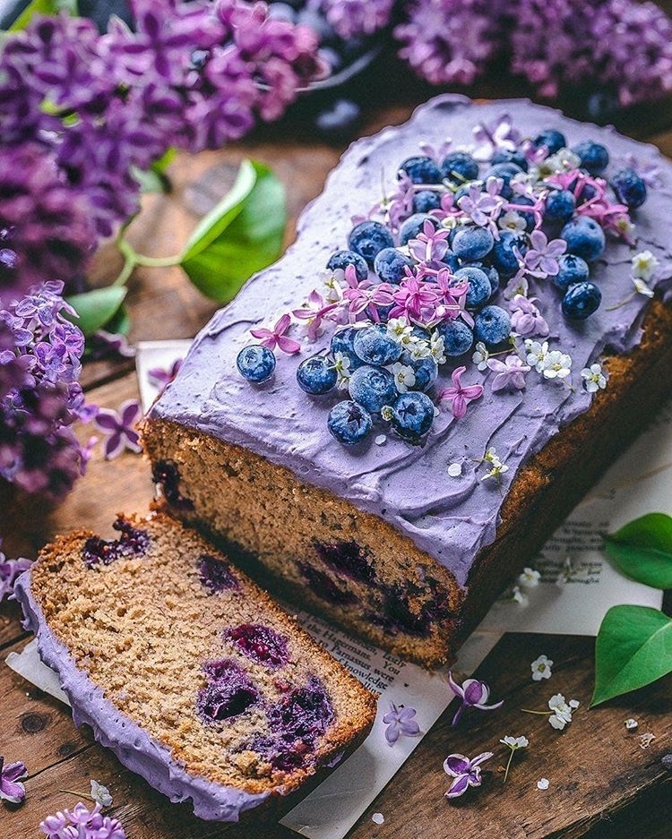 Wild Blueberry Loaf Cake