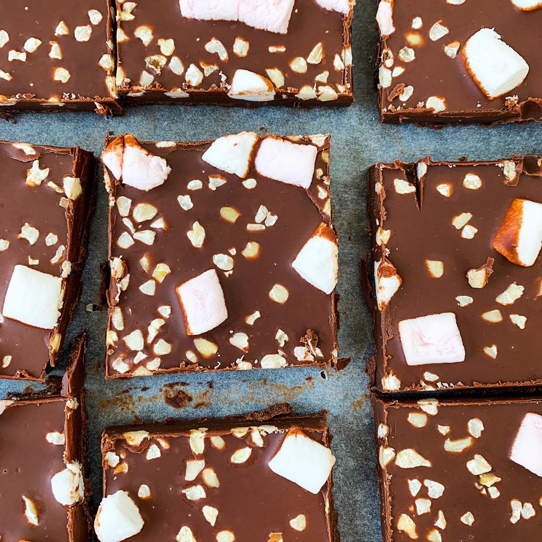 Chocolate Marshmallow Fudge Bars