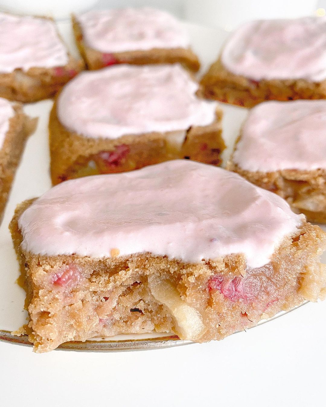 Raspberry Apple Bars