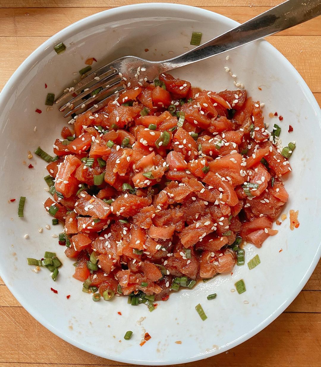 Homemade Ahi Poke