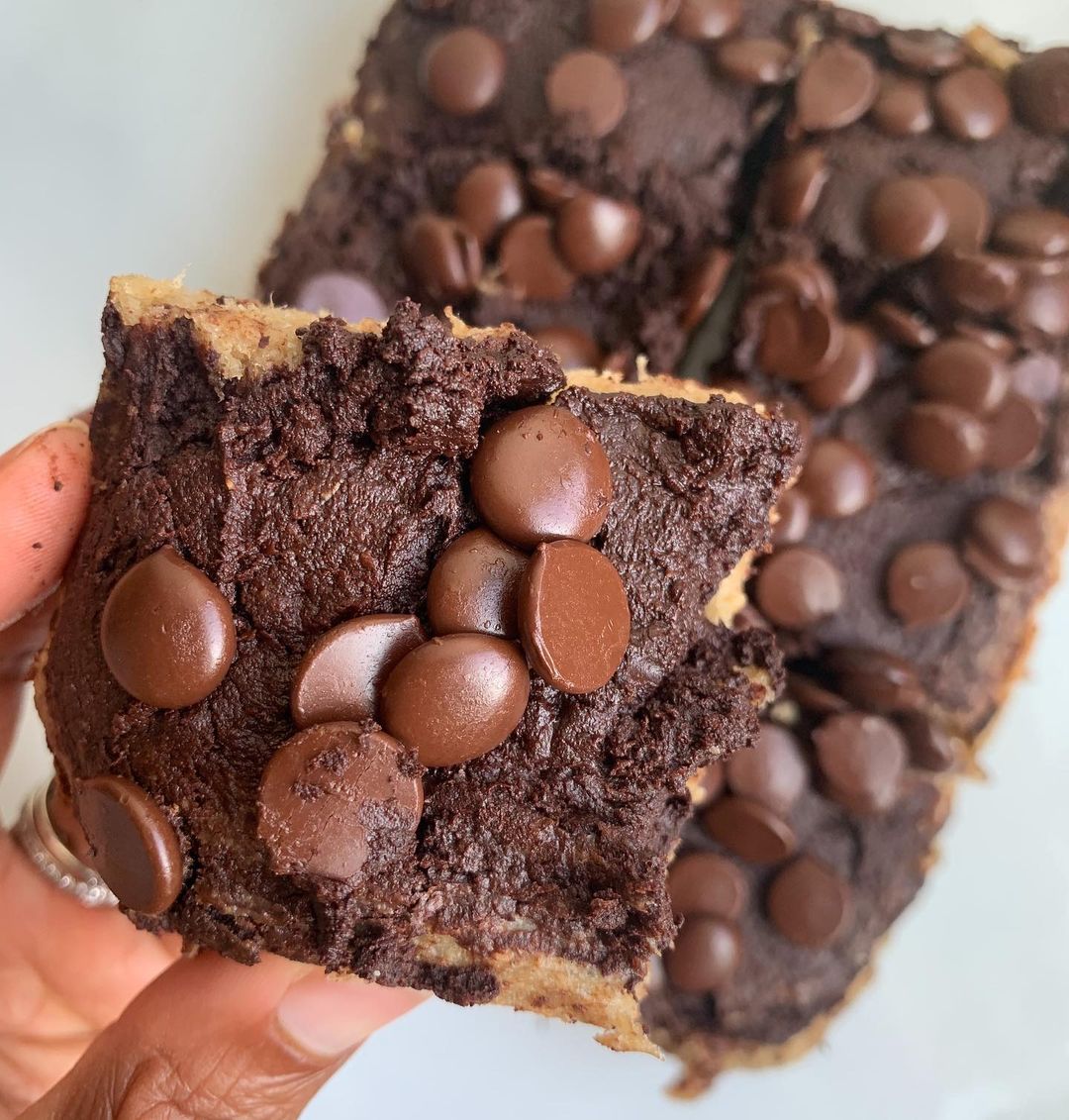 Fudgey Banana Bread Brownies