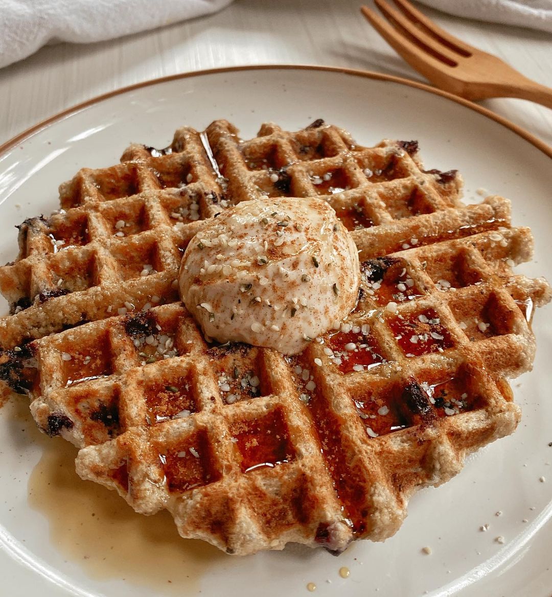 Blueberry Cobbler Waffle