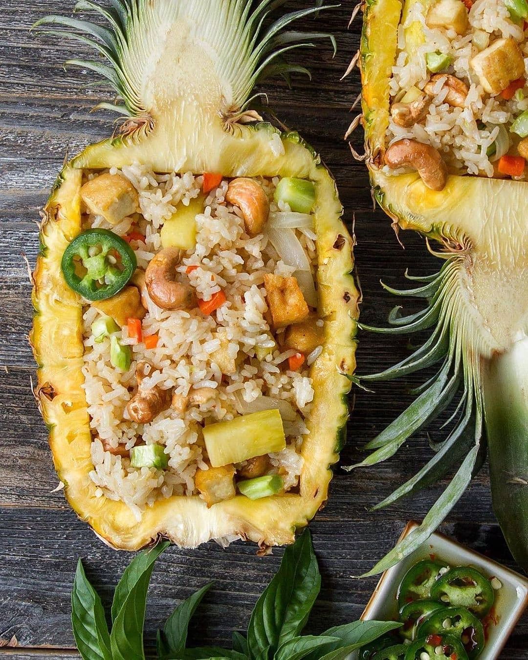 Pineapple Fried Rice or Kao Pad Sapparod